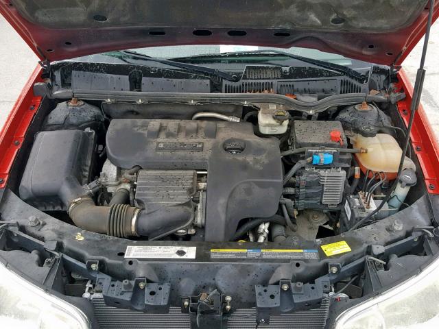 1G8AW15B26Z149981 - 2006 SATURN ION LEVEL RED photo 7