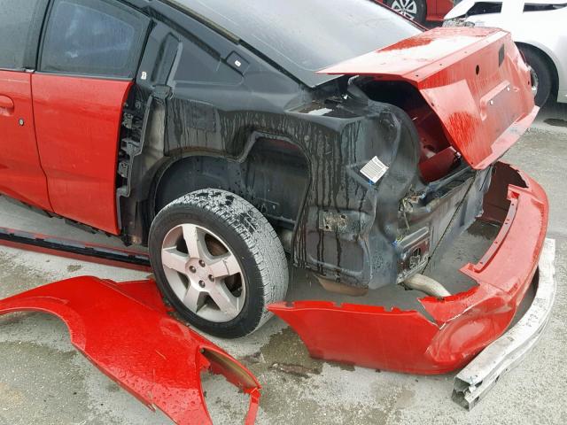 1G8AW15B26Z149981 - 2006 SATURN ION LEVEL RED photo 9