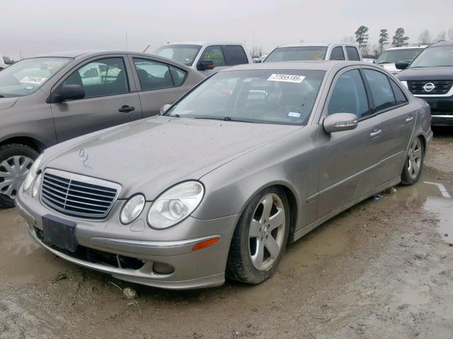 WDBUF56J46A767882 - 2006 MERCEDES-BENZ E 350 BEIGE photo 2