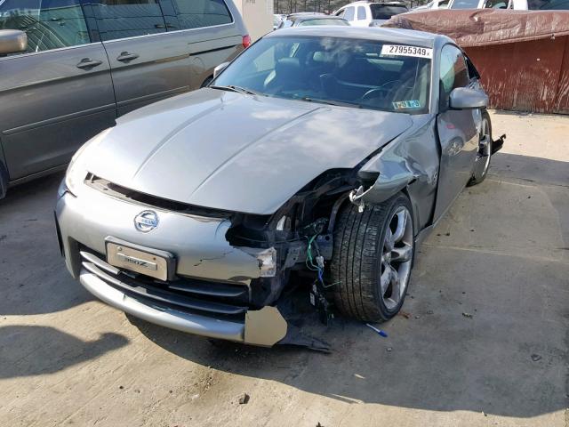 JN1AZ34E26M354477 - 2006 NISSAN 350Z COUPE SILVER photo 10