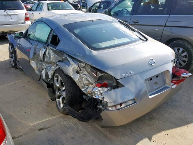 JN1AZ34E26M354477 - 2006 NISSAN 350Z COUPE SILVER photo 3