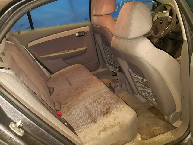 1G1ZB5EB0AF268658 - 2010 CHEVROLET MALIBU LS PURPLE photo 6