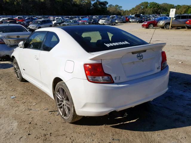 JTKJF5C71B3019367 - 2011 TOYOTA SCION TC თეთრი ფოტო 3