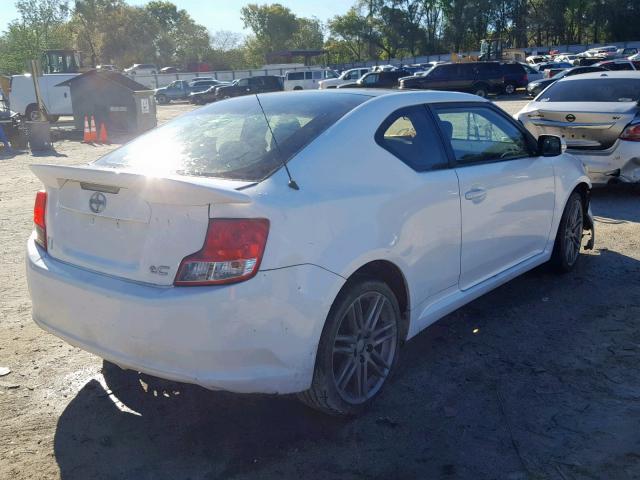 JTKJF5C71B3019367 - 2011 TOYOTA SCION TC თეთრი ფოტო 4
