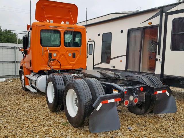 3AKJGEDV5ESFT2854 - 2014 FREIGHTLINER CASCADIA 1 ORANGE photo 3