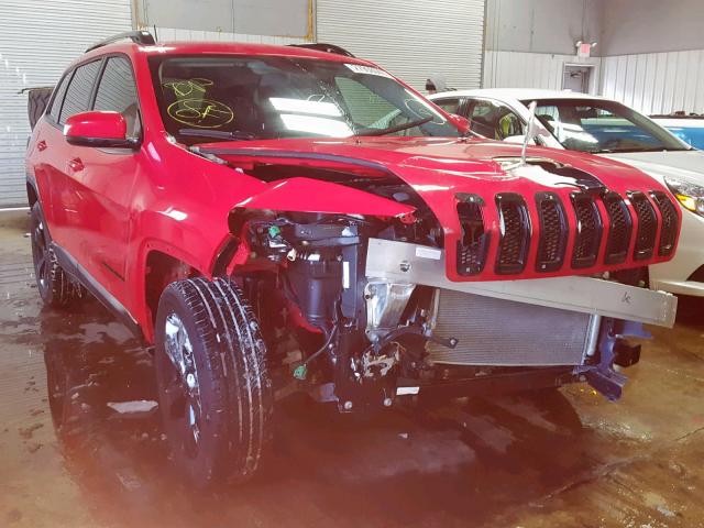 1C4PJMDX0JD607262 - 2018 JEEP CHEROKEE L RED photo 1