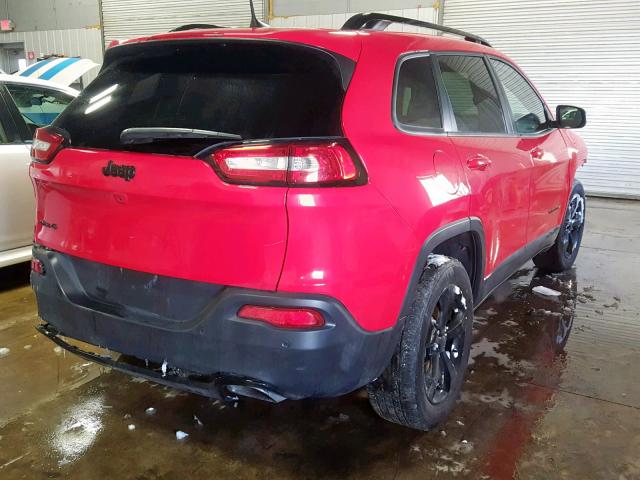 1C4PJMDX0JD607262 - 2018 JEEP CHEROKEE L RED photo 4