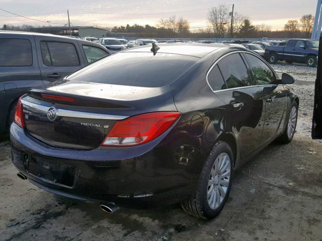 2G4GT5GV6D9234963 - 2013 BUICK REGAL PREM BLACK photo 4