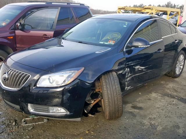 2G4GT5GV6D9234963 - 2013 BUICK REGAL PREM BLACK photo 9