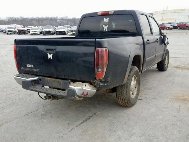 1GCDT13E978143787 - 2007 CHEVROLET COLORADO BLACK photo 4