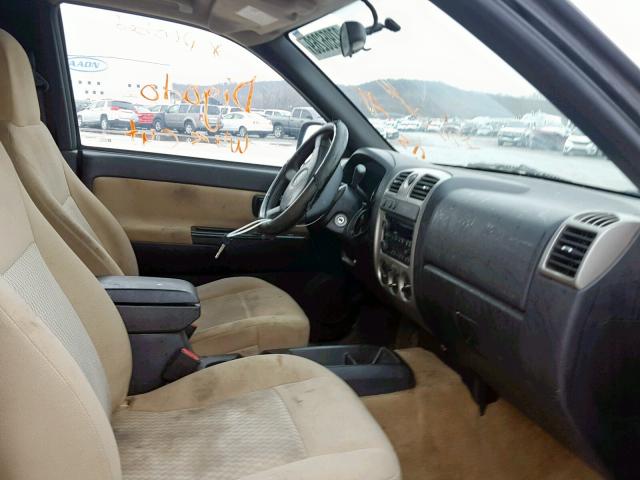 1GCDT13E978143787 - 2007 CHEVROLET COLORADO BLACK photo 5