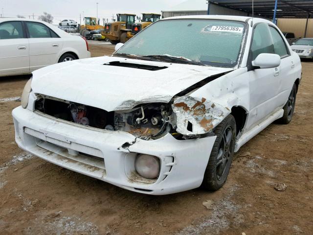 JF1GD29622G507178 - 2002 SUBARU IMPREZA WR WHITE photo 2