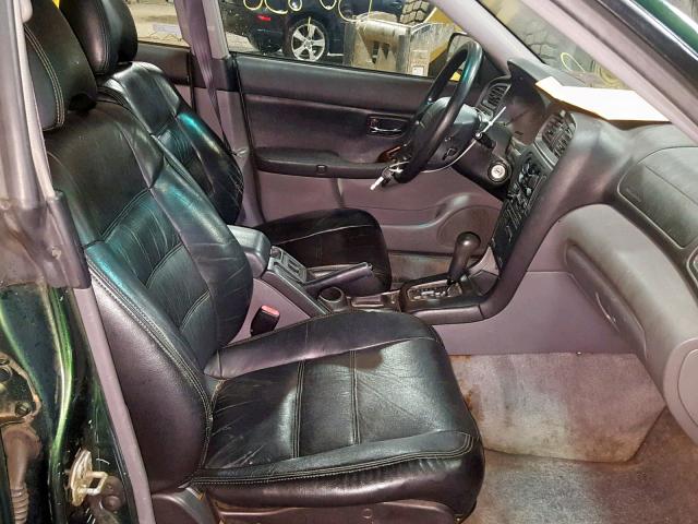 4S3BH6351Y7310415 - 2000 SUBARU LEGACY L GREEN photo 5