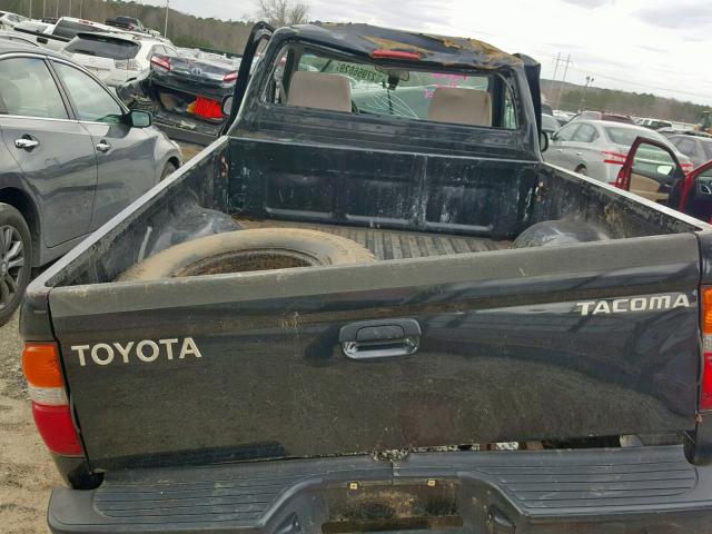 5TEPM62N14Z375173 - 2004 TOYOTA TACOMA BLACK photo 6