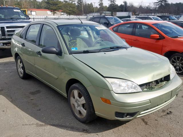 1FAHP34N67W188610 - 2007 FORD FOCUS ZX4 GREEN photo 1