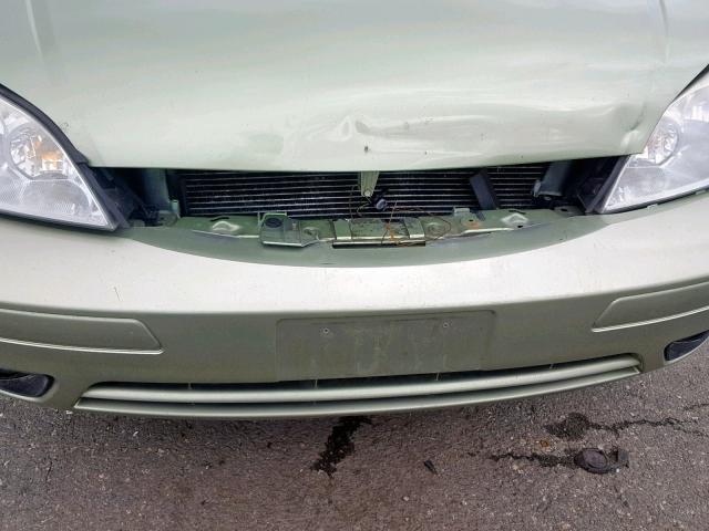 1FAHP34N67W188610 - 2007 FORD FOCUS ZX4 GREEN photo 9