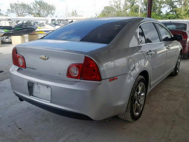 1G1ZC5E06AF187949 - 2010 CHEVROLET MALIBU 1LT SILVER photo 4