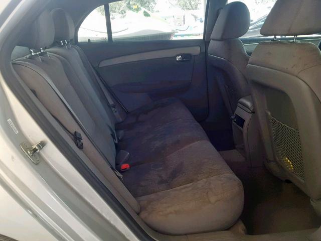 1G1ZC5E06AF187949 - 2010 CHEVROLET MALIBU 1LT SILVER photo 6