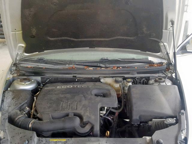 1G1ZC5E06AF187949 - 2010 CHEVROLET MALIBU 1LT SILVER photo 7