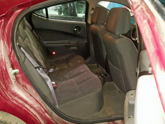 2G2WP522351204972 - 2005 PONTIAC GRAND PRIX RED photo 6