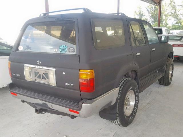 JT3VN29V8P0014597 - 1993 TOYOTA 4RUNNER VN BLACK photo 4