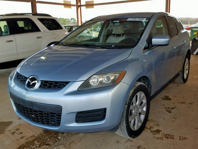 JM3ER293580197397 - 2008 MAZDA CX-7 BLUE photo 2