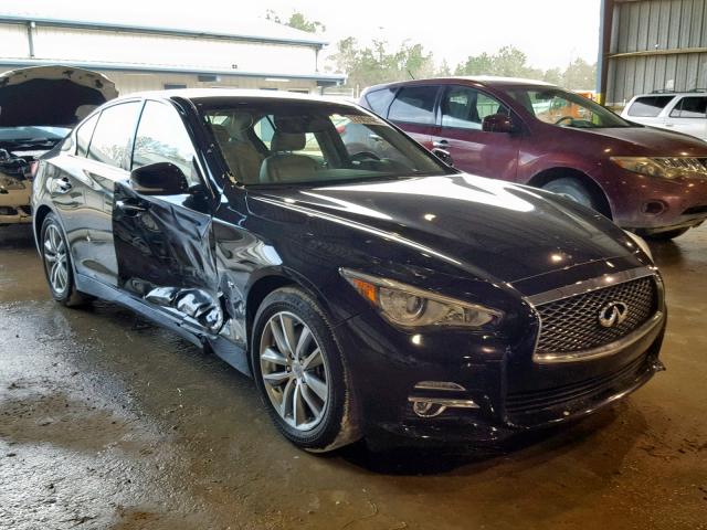 JN1BV7AP0FM338842 - 2015 INFINITI Q50 BASE BLACK photo 1