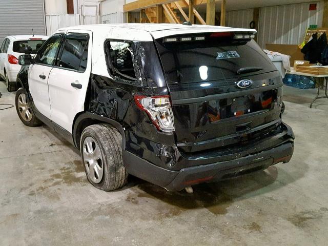 1FM5K8AR0FGB61875 - 2015 FORD EXPLORER P BLACK photo 3