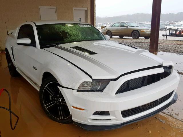 1ZVBP8CFXE5305449 - 2014 FORD MUSTANG GT WHITE photo 1