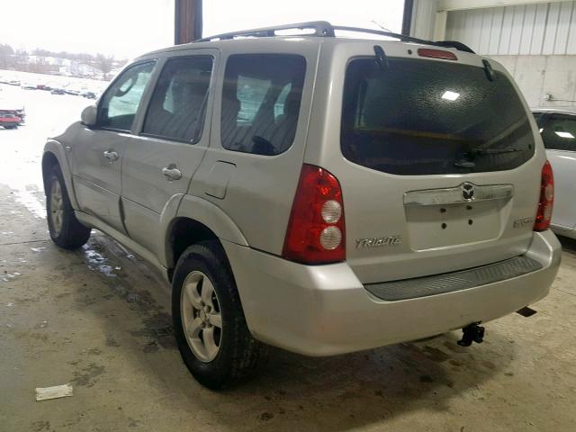 4F2YZ96135KM36723 - 2005 MAZDA TRIBUTE S SILVER photo 3