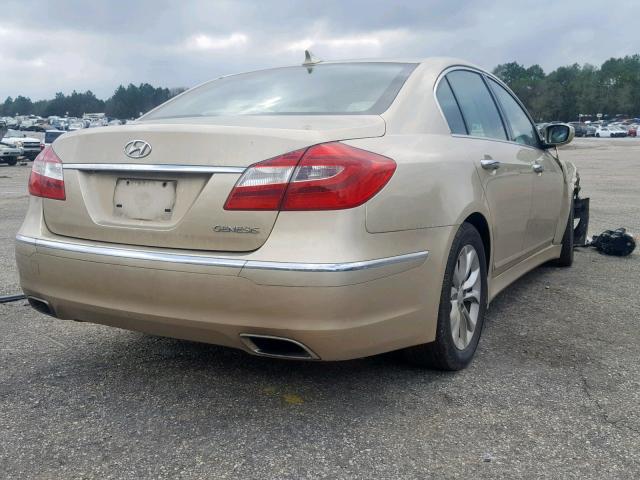 KMHGC4DD5CU188095 - 2012 HYUNDAI GENESIS 3. GOLD photo 4