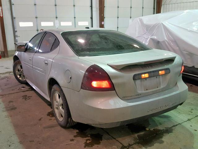 2G2WP552461175267 - 2006 PONTIAC GRAND PRIX SILVER photo 3
