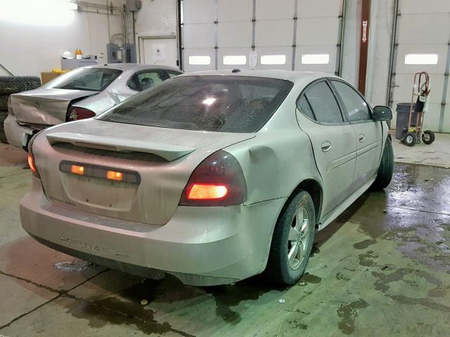 2G2WP552461175267 - 2006 PONTIAC GRAND PRIX SILVER photo 4