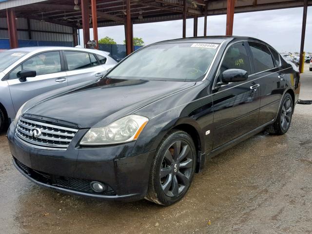 JNKAY01E26M115206 - 2006 INFINITI M35 BASE BLACK photo 2