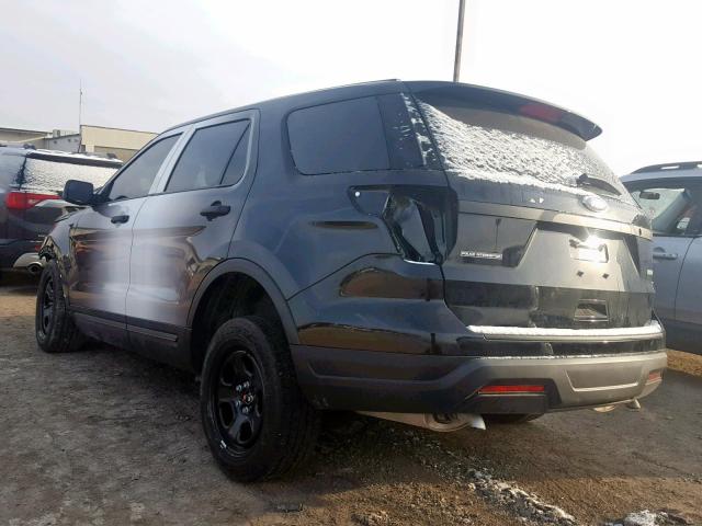 1FM5K8AT3JGC07039 - 2018 FORD EXPLORER P BLACK photo 3