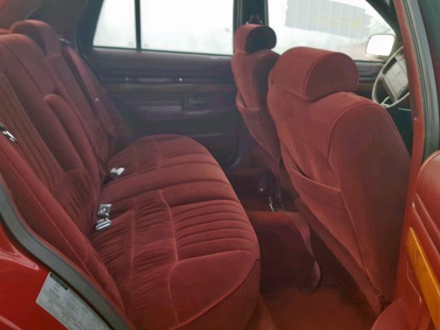 2MELM75W0RX641265 - 1994 MERCURY GRAND MARQ RED photo 6