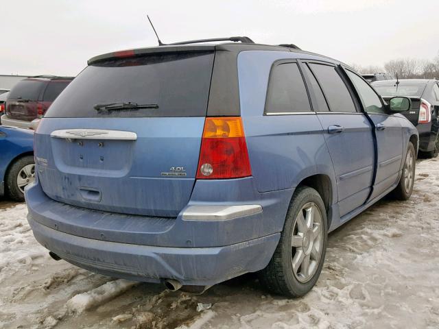 2A8GF78X17R224264 - 2007 CHRYSLER PACIFICA L BLUE photo 4