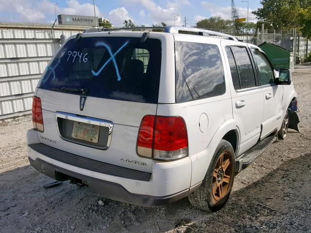 5LMEU68H85ZJ29946 - 2005 LINCOLN AVIATOR 白色 照片 4