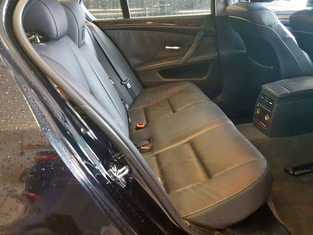 WBANV13528CZ50842 - 2008 BMW 528 XI BLACK photo 6