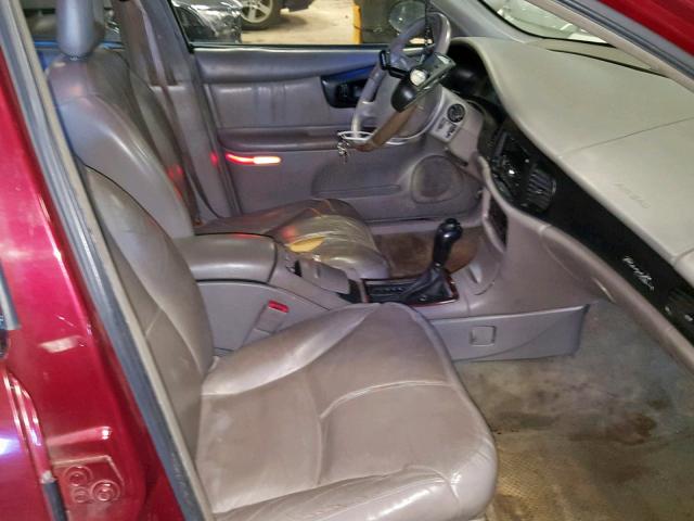 2G4WB52K2X1555123 - 1999 BUICK REGAL LS BURGUNDY photo 5