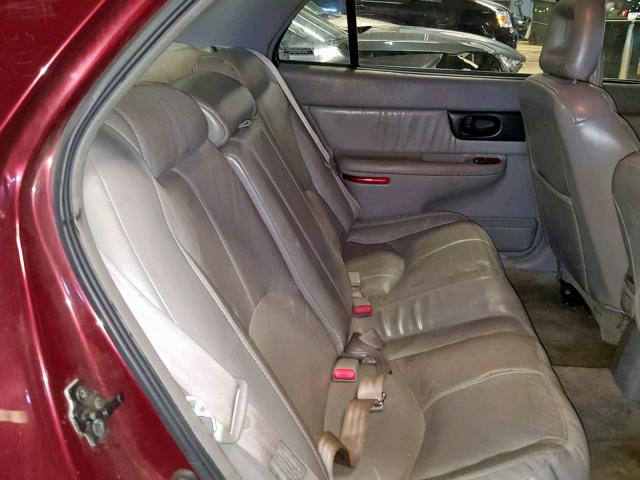 2G4WB52K2X1555123 - 1999 BUICK REGAL LS BURGUNDY photo 6
