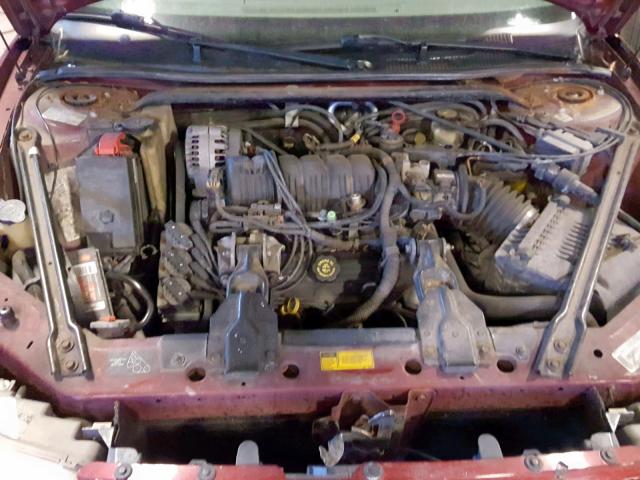 2G4WB52K2X1555123 - 1999 BUICK REGAL LS BURGUNDY photo 7