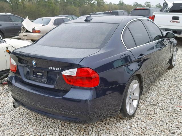 WBAVB33566KR78702 - 2006 BMW 330 I BLUE photo 4