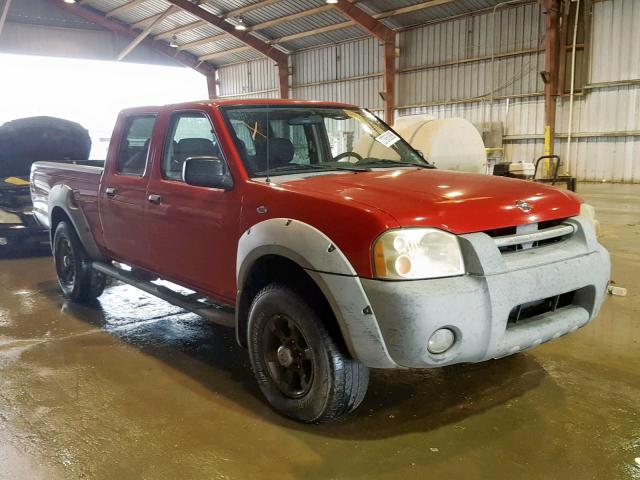 1N6ED29X62C311906 - 2002 NISSAN FRONTIER C RED photo 1