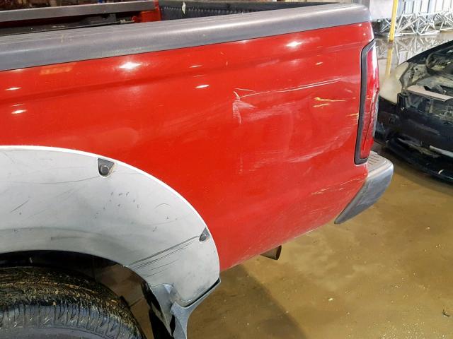 1N6ED29X62C311906 - 2002 NISSAN FRONTIER C RED photo 9