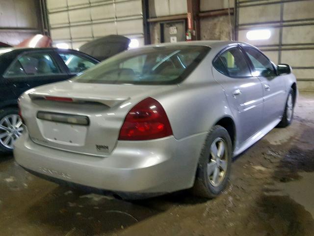 2G2WP552081129759 - 2008 PONTIAC GRAND PRIX SILVER photo 4