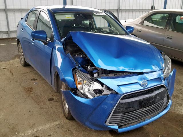 3MYDLBZV4GY111607 - 2016 TOYOTA SCION IA BLUE photo 1