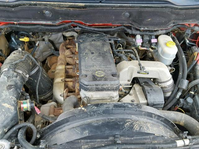 3D7KA28C24G271195 - 2004 DODGE RAM 2500 S წითელი ფოტო 7