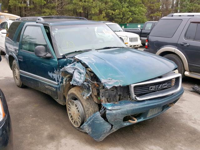 1GKDT13W7W2559206 - 1998 GMC JIMMY GREEN photo 1