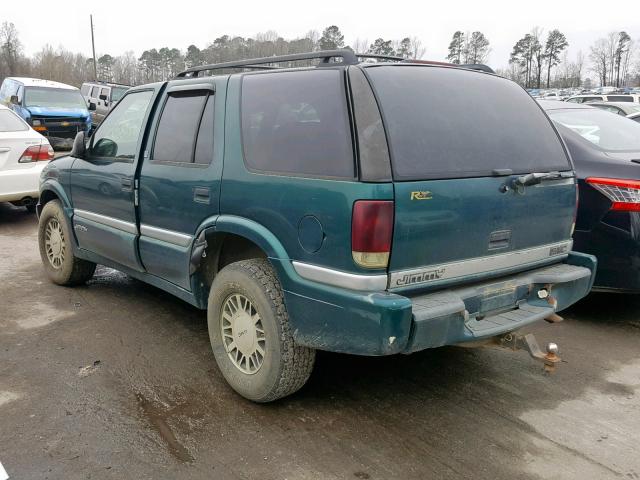 1GKDT13W7W2559206 - 1998 GMC JIMMY GREEN photo 3